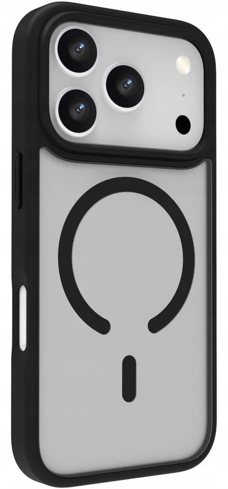 Dėklas - Roobix Dusky MagSafe Dėklas iPhone 17 Pro Max TPU, PC Matinė Juoda