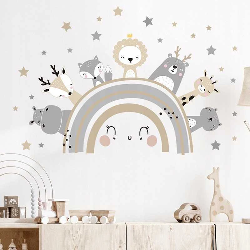 Room Decor SIPO lipdukas sienoms gyvūnai 70x49cm WS63030 WS63030