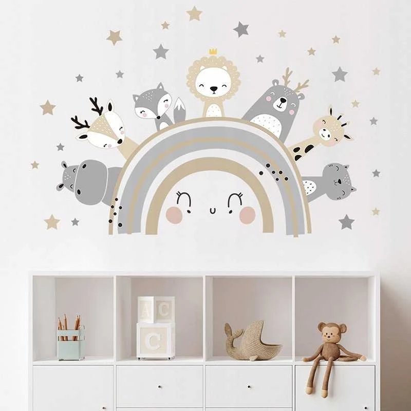 Room Decor SIPO lipdukas sienoms gyvūnai 70x49cm WS63030 WS63030