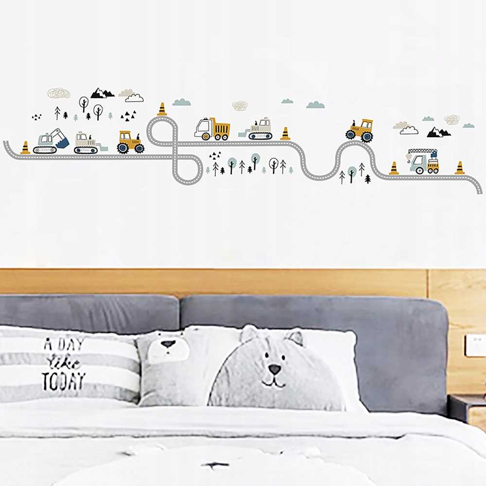 ROOM Decor SIPO-WS63042 NAKLEJKI NA ŚCIANE TRAKTORY ULICA