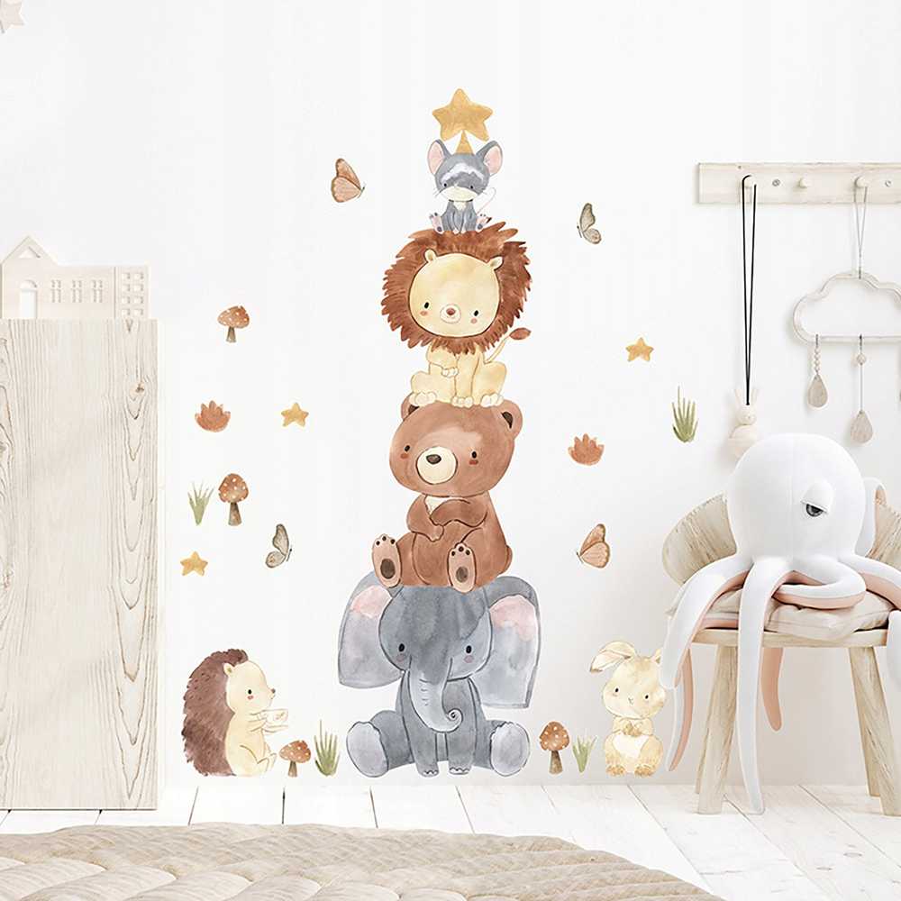 ROOM Decor SIPO-WS63043 NAKLEJKI NA ŚCIANĘ PIRAMIDA ZWIERZĘ