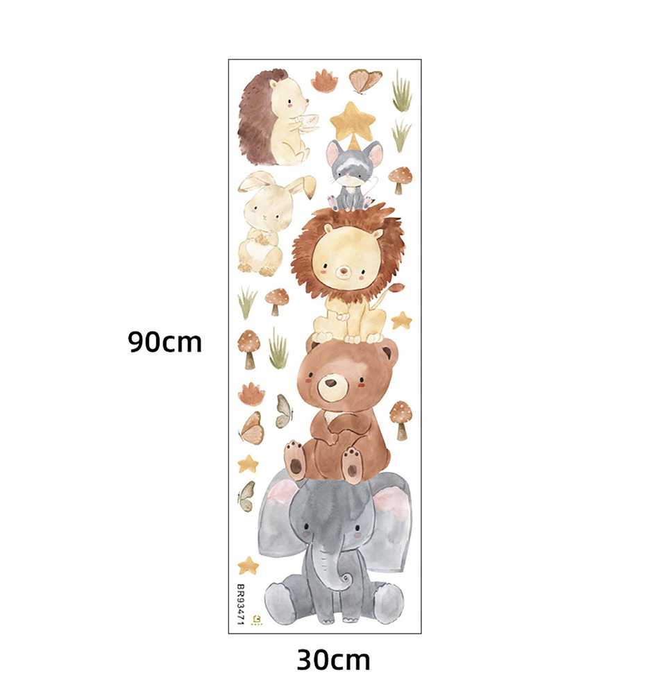 ROOM Decor SIPO-WS63043 NAKLEJKI NA ŚCIANĘ PIRAMIDA ZWIERZĘ
