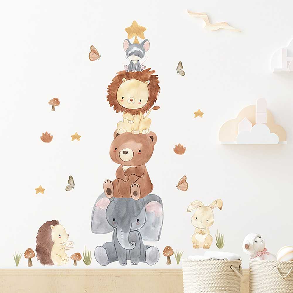 ROOM Decor SIPO-WS63043 NAKLEJKI NA ŚCIANĘ PIRAMIDA ZWIERZĘ