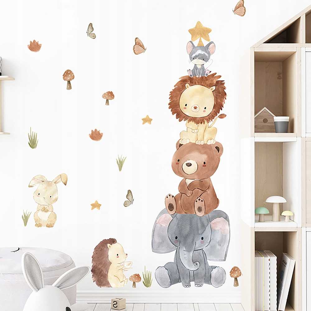 ROOM Decor SIPO-WS63043 NAKLEJKI NA ŚCIANĘ PIRAMIDA ZWIERZĘ