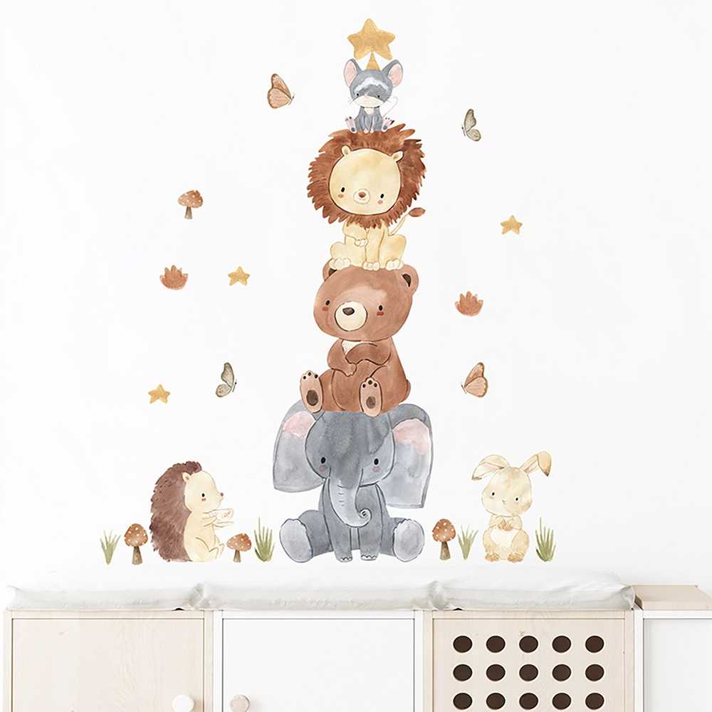 ROOM Decor SIPO-WS63043 NAKLEJKI NA ŚCIANĘ PIRAMIDA ZWIERZĘ