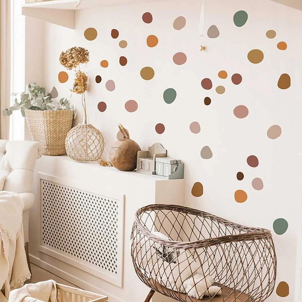 Room Decor KAMBARIO Dekoras SIPO-WS63046 BOHO TAŠKELIŲ SIENOS LIPDUKAI
