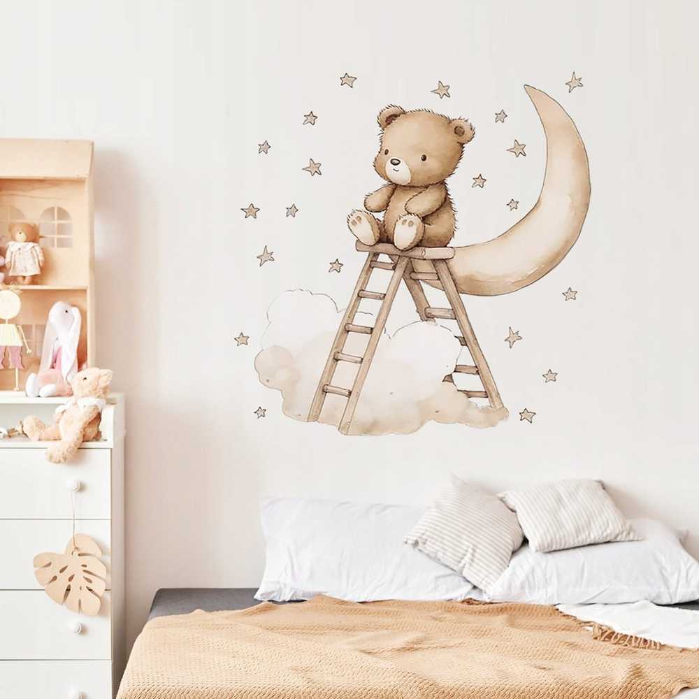 ROOM Decor SIPO-WS63047 NAKLEJKI NAŚCIANĘ MIŚ DARABINA
