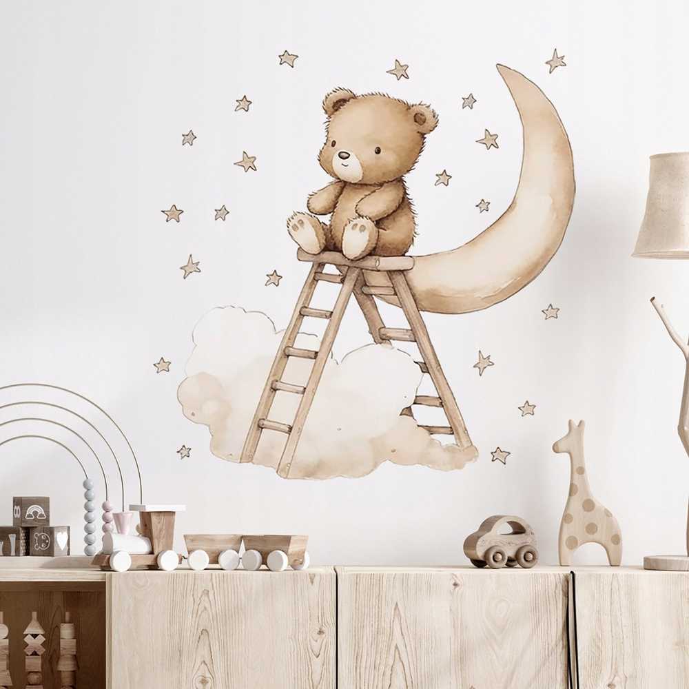 ROOM Decor SIPO-WS63047 NAKLEJKI NAŚCIANĘ MIŚ DARABINA