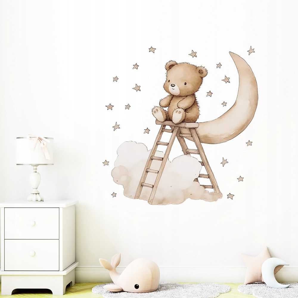 ROOM Decor SIPO-WS63047 NAKLEJKI NAŚCIANĘ MIŚ DARABINA