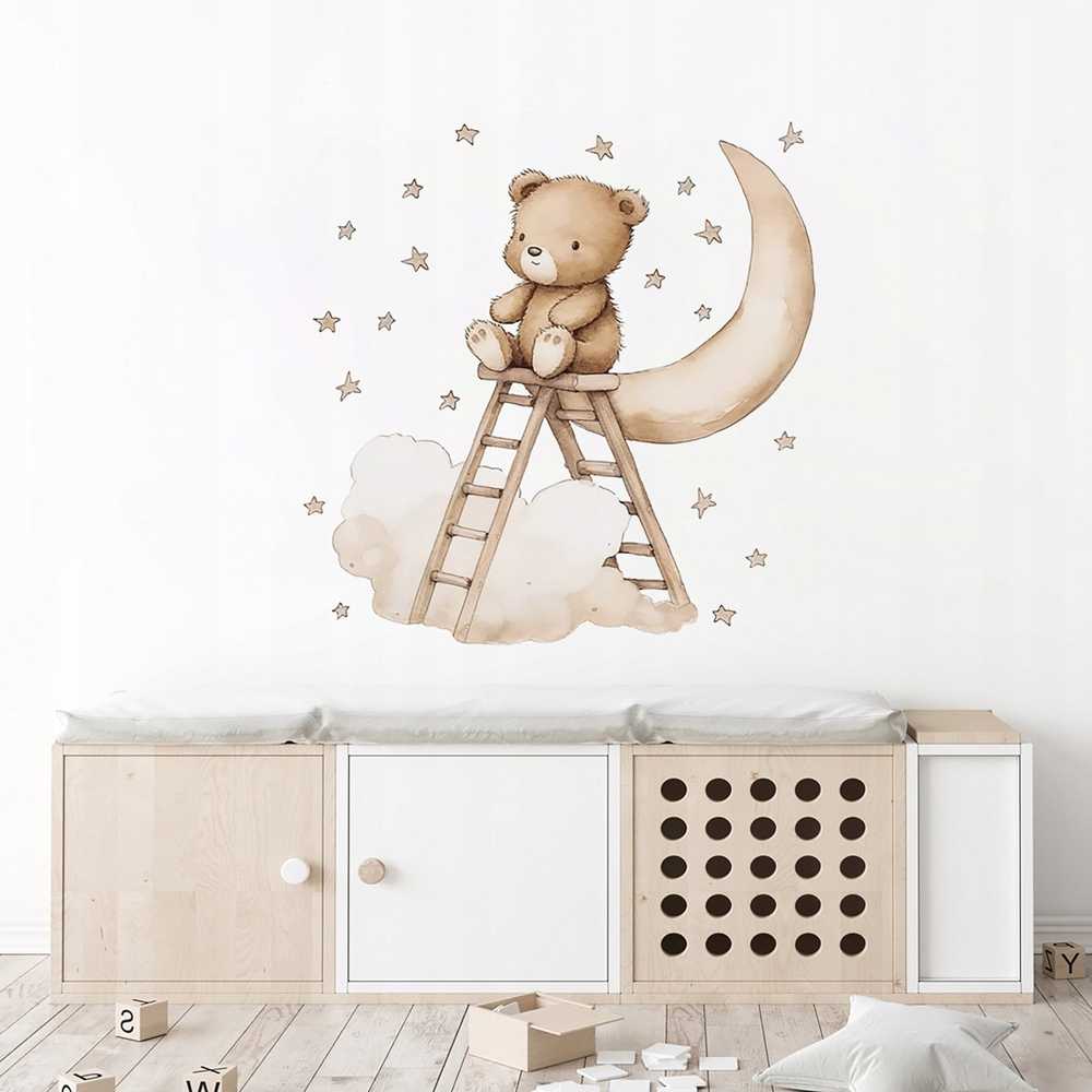 ROOM Decor SIPO-WS63047 NAKLEJKI NAŚCIANĘ MIŚ DARABINA