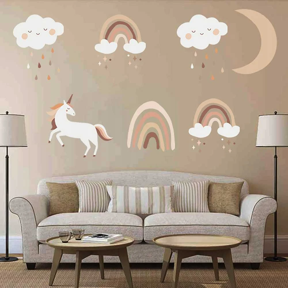 Room Decor KAMBARIO Dekoras SIPO-WS63048 VAIVORYKŠTĖS VIENARAGIO SIENOS LIPDUKAI