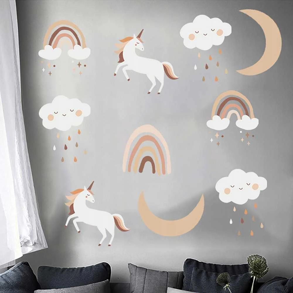 Room Decor KAMBARIO Dekoras SIPO-WS63048 VAIVORYKŠTĖS VIENARAGIO SIENOS LIPDUKAI