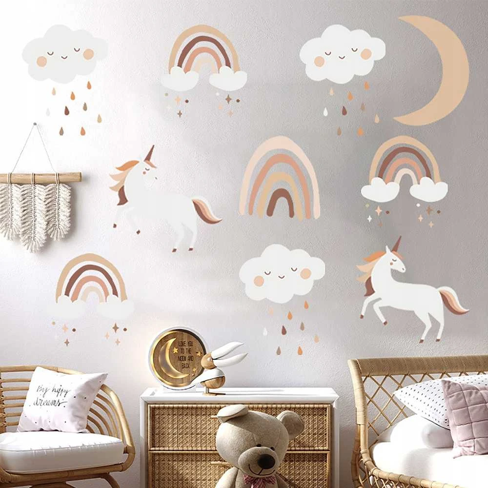 Room Decor KAMBARIO Dekoras SIPO-WS63048 VAIVORYKŠTĖS VIENARAGIO SIENOS LIPDUKAI