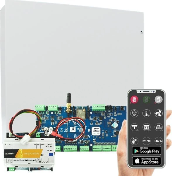 ROPAM NEO-IP-64 signalizacijos sistema su valdymo programėle