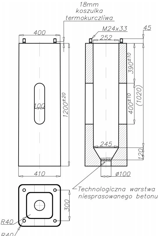 ROSA Pamatas B-70, su veržlėmis