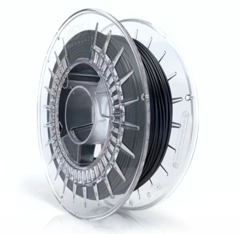 Rosa3D PC PBT plastikas - 1.75mm - 0.5kg - HT-UV- IMPACT - Juodas