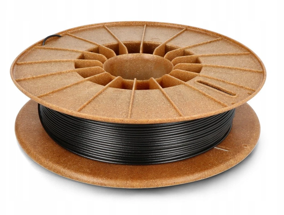 Plastikas Rosa3D PETG CarbonLook - 1.75mm - 0.5kg - Carbon Juodas