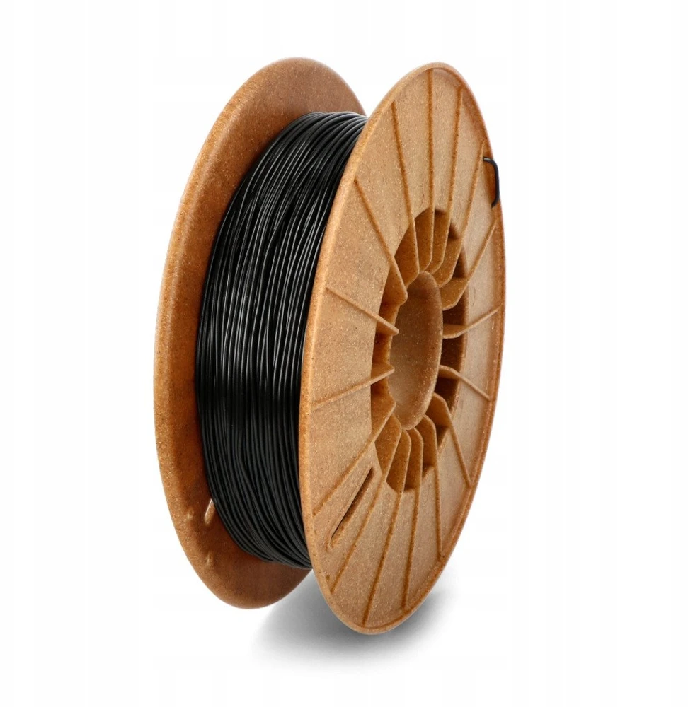 Plastikas Rosa3D PETG CarbonLook - 1.75mm - 0.5kg - Carbon Juodas