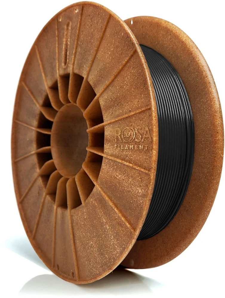 Plastikas Rosa3D PETG CarbonLook - 1.75mm - 0.5kg - Carbon Juodas