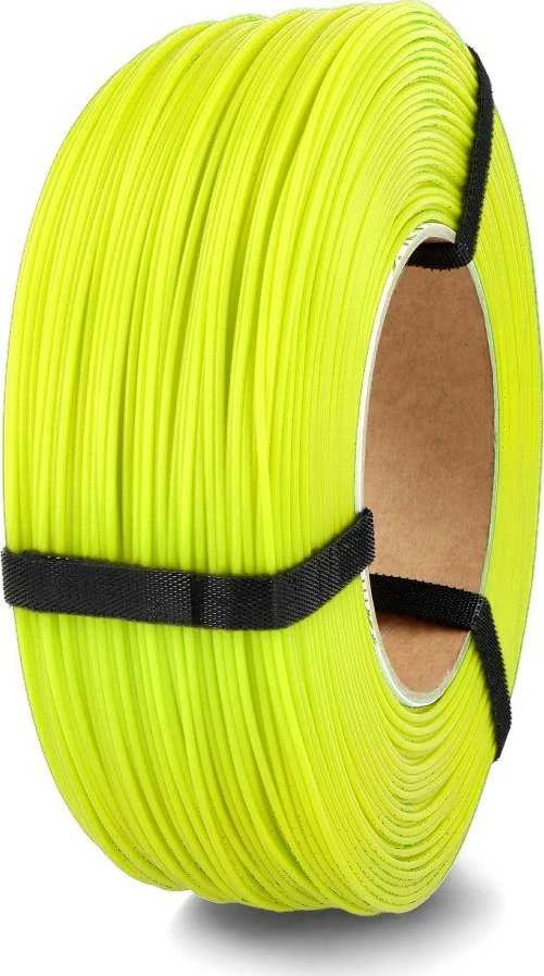 3D plastikas PET-G neoninė geltona 1.75mm 1kg refill pakuotė Rosa3D