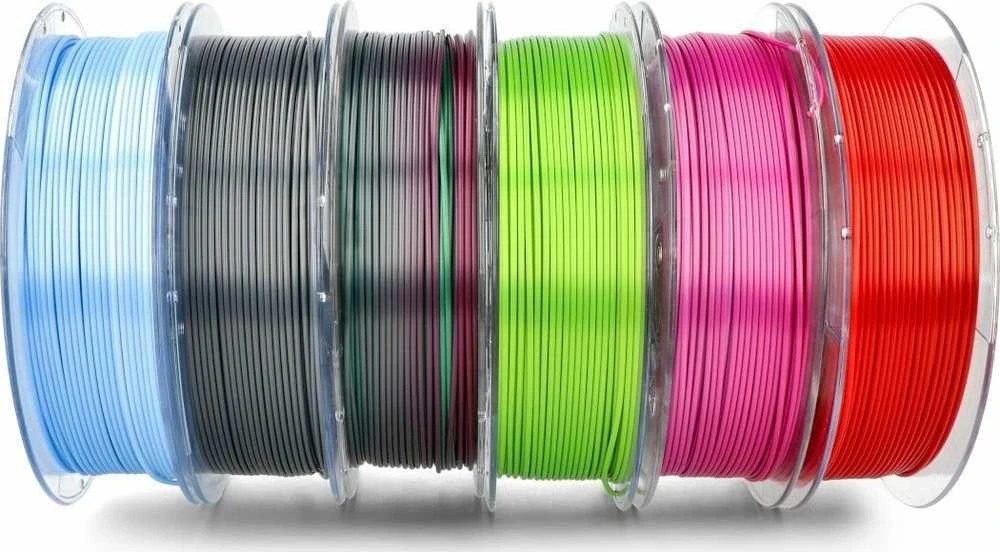 Plastiko rinkinys Rosa3D PLA - 1.75mm - 6x350g - Multicolour Silk
