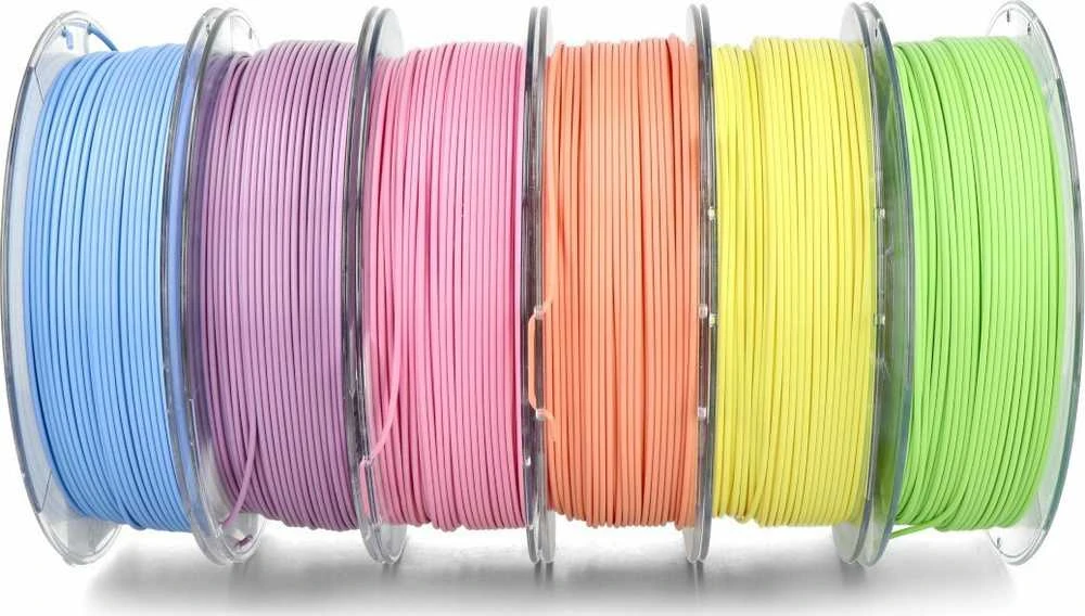 Rosa Plast Plastikų rinkinys Rosa3D PLA Pastel - 1.75mm - 6x350g