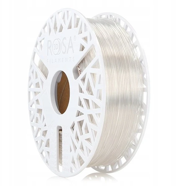 Skaidrus TPU 96A 1.75mm Rosa3D gijos ritė