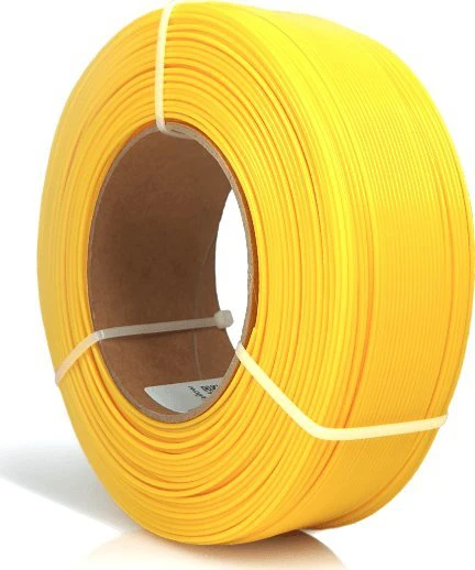 3D plastikas PLA 1.75mm 1kg refill pakuotė Rosa3D - Geltona