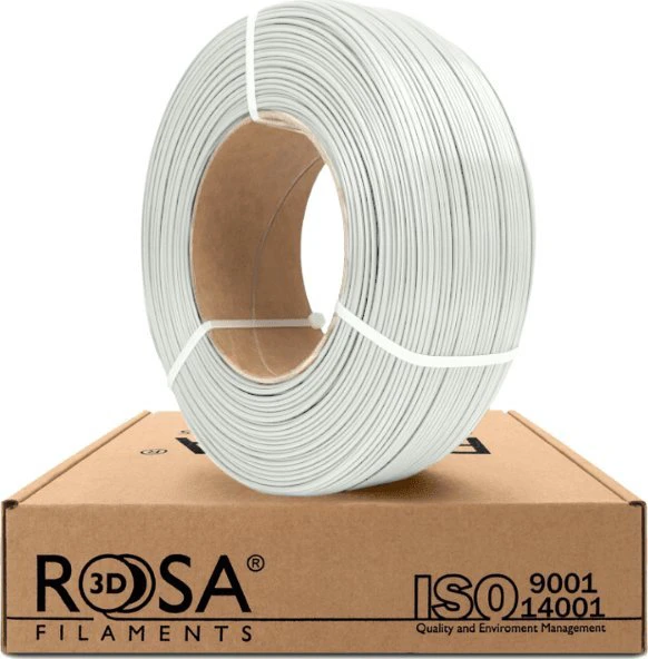PLA 1.75mm šviesiai pilkas refill siūlas