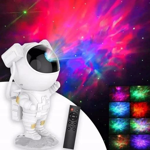 Rosfix LED dangaus žvaigždžių projektorius - astronauto naktinė lemputė