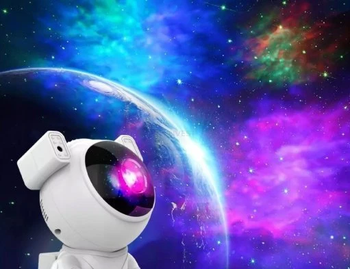 Rosfix LED dangaus žvaigždžių projektorius - astronauto naktinė lemputė