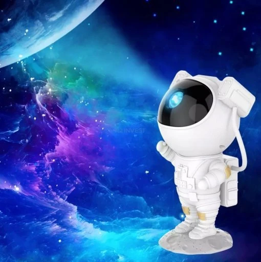 Rosfix LED dangaus žvaigždžių projektorius - astronauto naktinė lemputė
