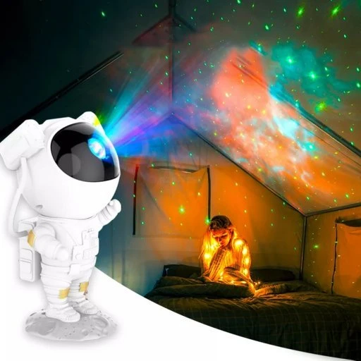 Rosfix LED dangaus žvaigždžių projektorius - astronauto naktinė lemputė