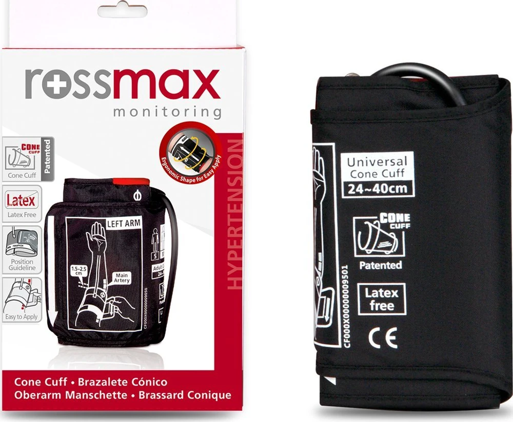 Kraujospūdžio matuoklis Rossmax universalus manžetė 24-40cm