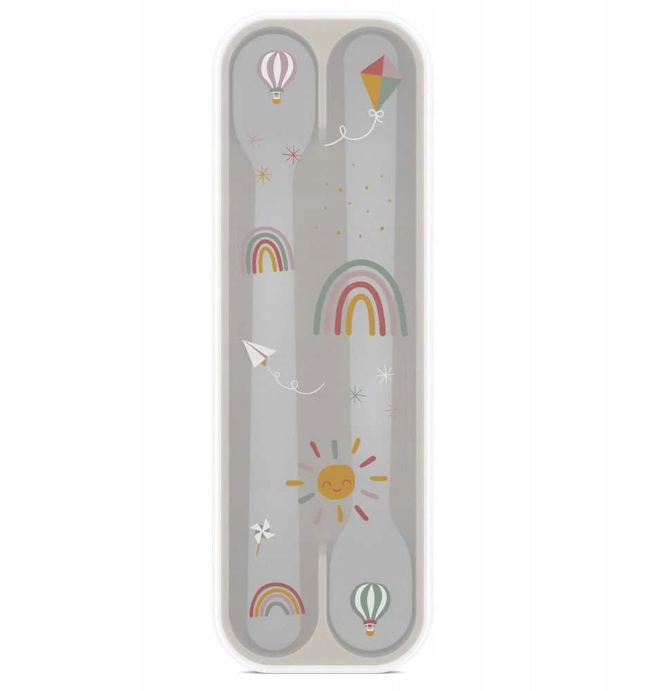 Rosti Mepal MEPAL MIO Sunshine & Rainbow maitinimo šaukštai 2 vnt