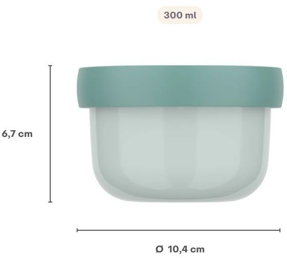 Rosti Mepal „Curver Fruit Box Campus“ vaisių dėžutė, 300 ml, tropinio vandenyno vaisių dėžutė