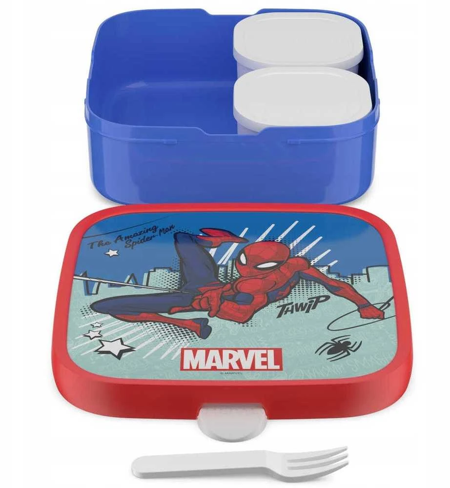 Rosti Mepal Mepal Didelė vaikiška priešpiečių dėžutė 'Spiderman'