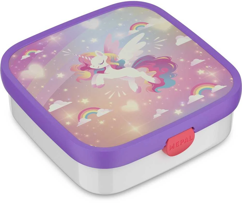 Rosti Mepal Mepal Didelė vaikiška priešpiečių dėžutė 'Unicorn Glow'