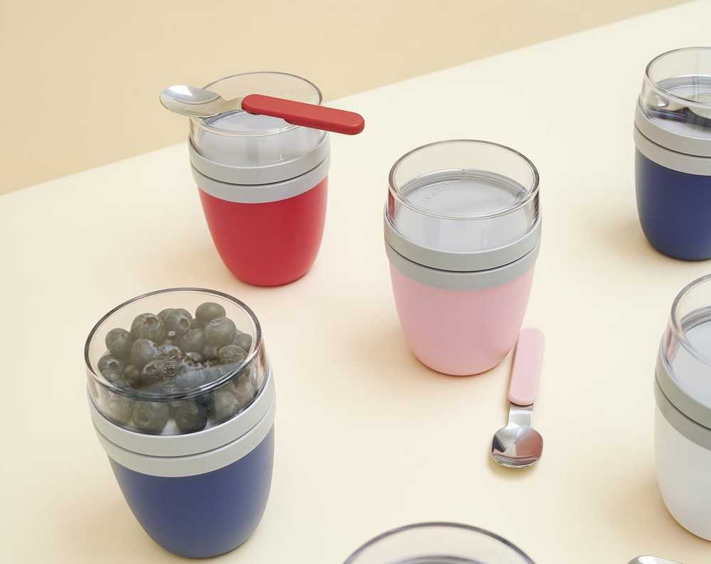 Rosti Mepal Mepal Lunchpot Ellipse mini nordic mėlynas, 300+120ml