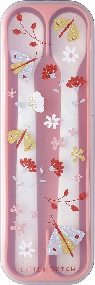 Rosti Mepal Mepal šaukšteliai kūdikiui ’Flowers & Butterflies’ 2vnt