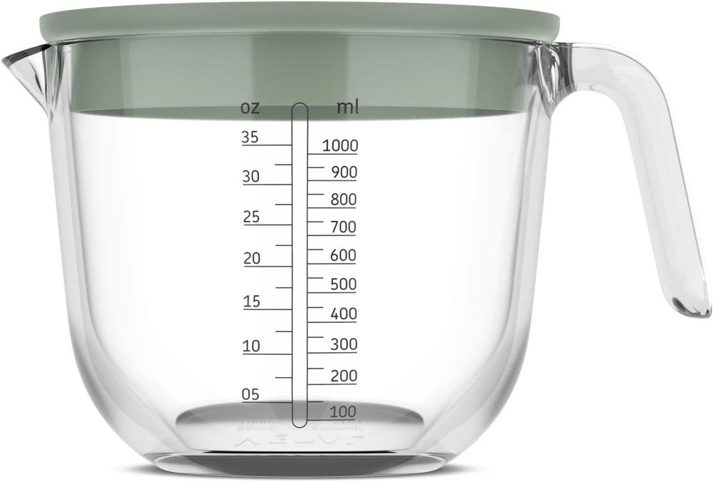 Rosti Mepal Mepal Ąsotis su matavimo skale ir dangteliu Chef It 1000 ml Nordic Sage (102311094700)