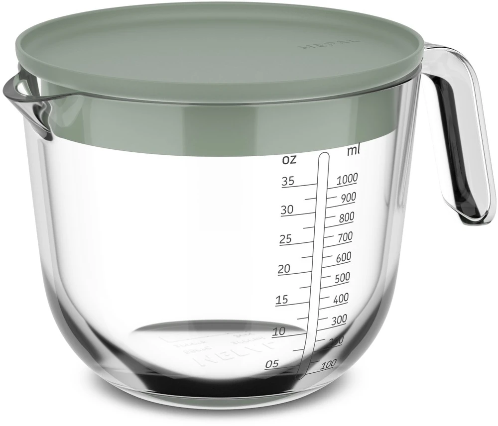 Rosti Mepal Mepal Ąsotis su matavimo skale ir dangteliu Chef It 1000 ml Nordic Sage (102311094700)
