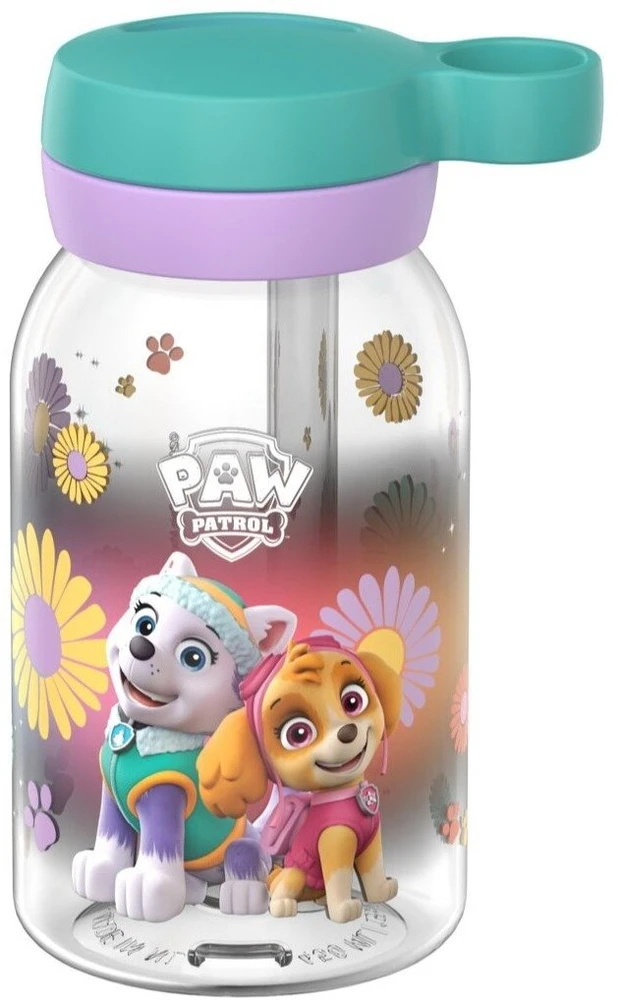 Rosti Mepal Mepal butelis su šiaudeliu CAMPUS 450 ml PAW PATROL GIRLS 107480065397