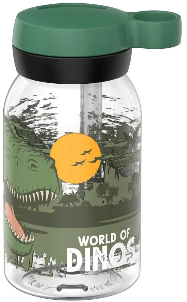 Rosti Mepal Mepal butelis su šiaudeliu CAMPUS 450 ml DINO 107480065381