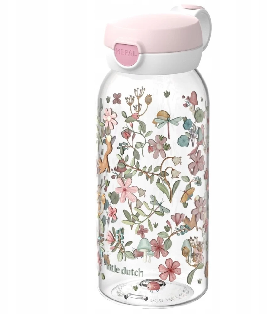 Rosti Mepal Little Dutch gertuvė su atlenkiamu dangteliu „Fairy Wonders“, 600 ml