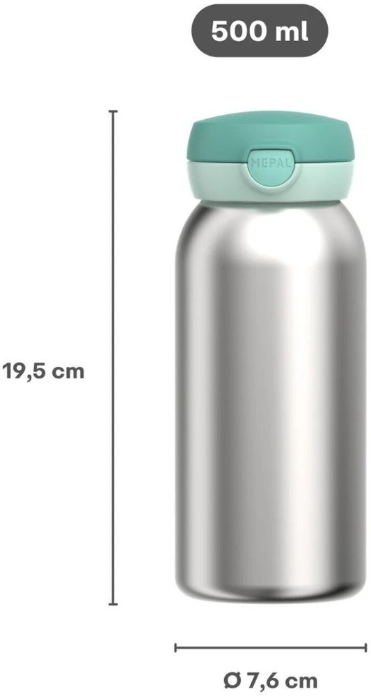 Rosti Mepal Friends Little Dutch termo buteliukas su atlenkiamu dangteliu „Miško draugai“, 500 ml