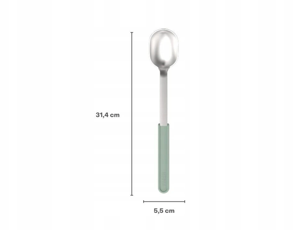 Rosti Mepal Mepal Chef It Plieninis patiekimo šaukštas 32 cm Nordic Sage 102333594700