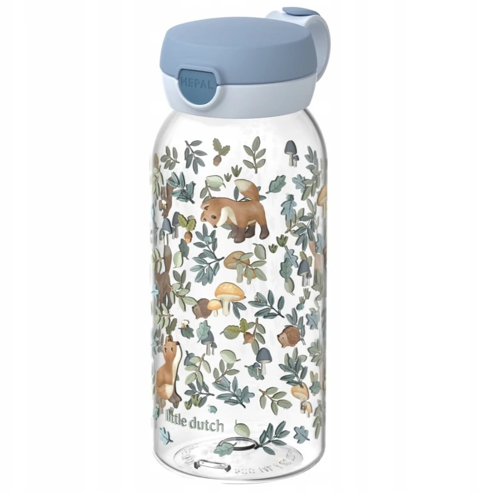 Rosti Mepal Little Dutch gertuvė su atlenkiamu dangteliu „Forest Friends“ 600 ml
