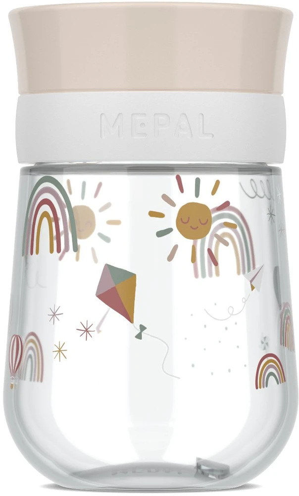 Rosti Mepal Mepal KUBEK DZIECIĘCY TRENINGOWY DO NAUKI PICIA MIO 300 ML SUNSHINE & RAINBOW