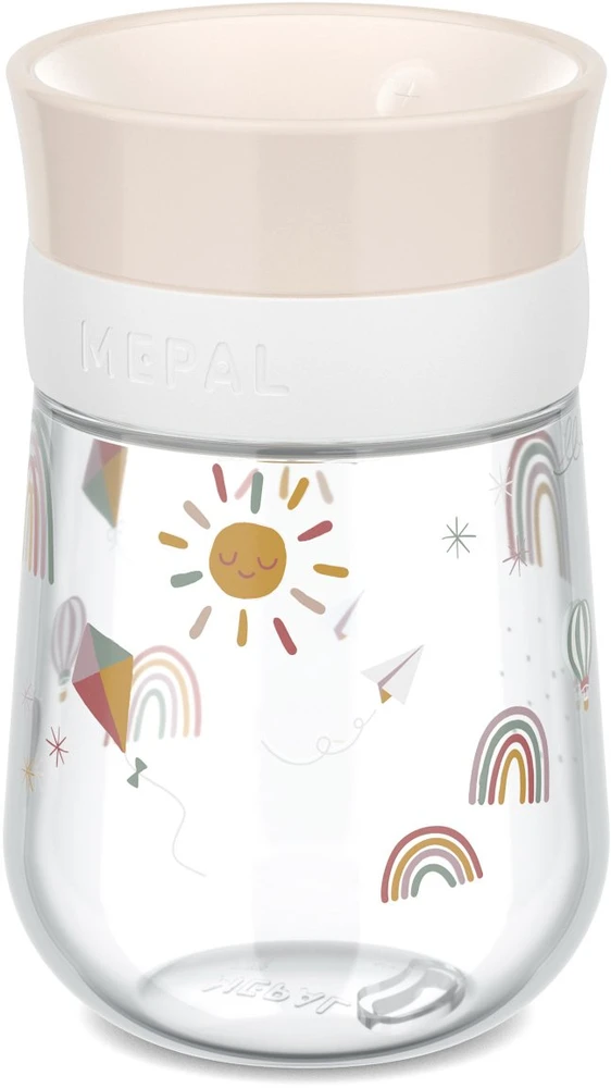 Rosti Mepal Mepal KUBEK DZIECIĘCY TRENINGOWY DO NAUKI PICIA MIO 300 ML SUNSHINE & RAINBOW